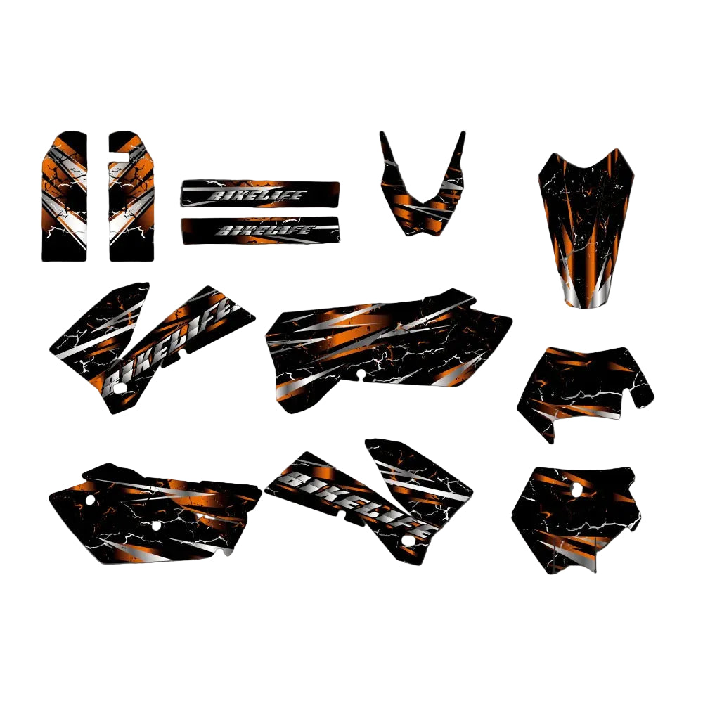 Motorcycle Stickers Graphics Decal Kits for KTM 525 450 400 300 250 200 125 Sx Sxf Mxc Xc Xcf Xcw Exc Excr 2005 2006 2007 Custom