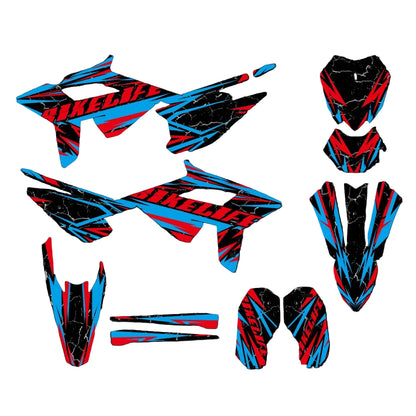 KIT DE VINILOS BETA RR 125 200 250 300 350 390 año 2020-2022