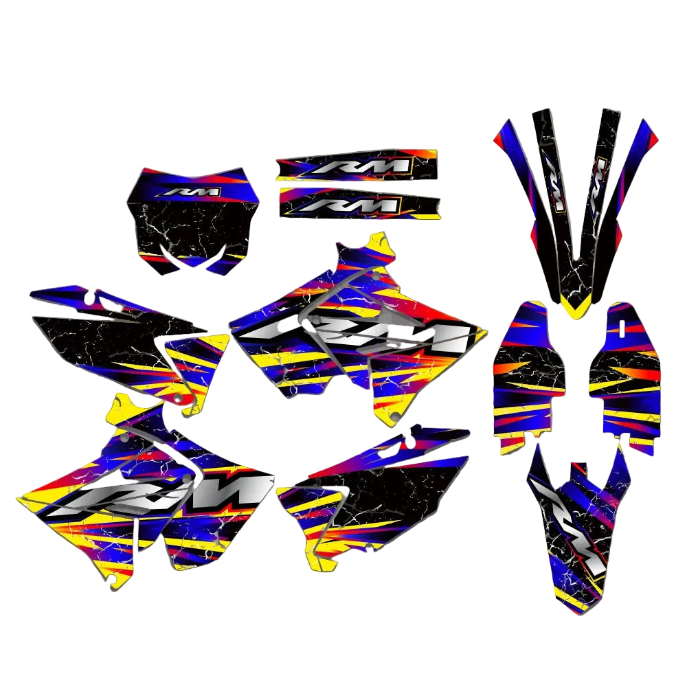 KIT DE VINILOS SUZUKI RM/RMZ 125-250 2001-2008